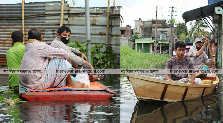 বৃষ্টিতে শঙ্কিত ফতুল্লাবাসী
