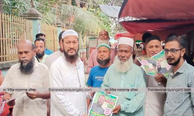 নগরীতে স্বতন্ত্র প্রার্থী মাকসুদ হোসেন গণসংযোগ ও লিফলেট বিতরণ