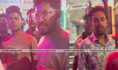 চাষাঢ়ায় দোকান নিয়ে ছাত্রদল নেতাদের হৈ চৈ