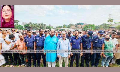 প্যারোলে মুক্তি পেয়ে স্ত্রীর জানাজায় মতি