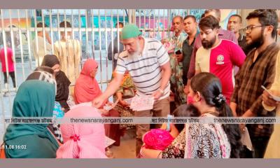 ১৩নং ওয়ার্ডে মাসুদের পক্ষে ধানের শীষের প্রচারণা