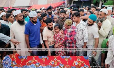 সন্তান-স্ত্রীর মৃত্যু, প্যারোলে মুক্তি পেয়ে কাঁদলেন ‍যুবলীগ নেতা