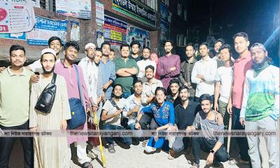 নাশকতা ঠেকাতে রাতভর পাহারায় এনসিপির নেতাকর্মীরা