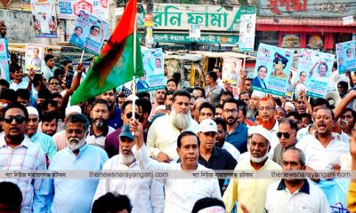 বিএনপি কে কৃতজ্ঞতা জানিয়ে মাসুদের গণমিছিল ‘এ মনোনয়ন সকলের’