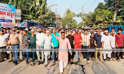 মাসুদুজ্জামানের র‌্যালিতে ১১নং ওয়ার্ড বিএনপির অংশগ্রহণ