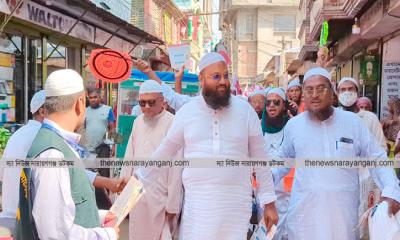 কাশীপুরে সিরাজীর গণসংযোগ ‘ পীর সাহেব চরমোনাই জনদরদী’