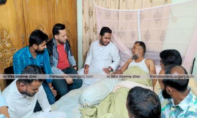 টিপুর শয্যা পাশে এনসিপির নেতৃবৃন্দ