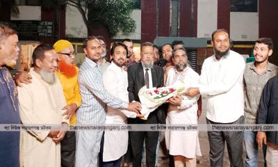 মহানগর তাঁতীদল নেতৃবৃন্দের টিপুর সাথে সৌজন্য সাক্ষাত