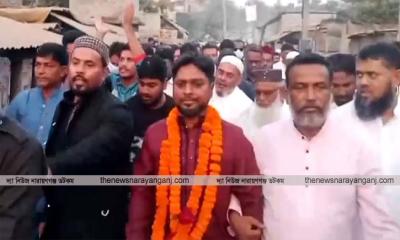 আলীগঞ্জে রনির গণসংযোগ