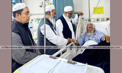 জমিয়ত নেতার বাবাকে দেখতে হাসপাতালে কাসেমী