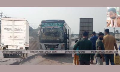 বন্দরে বাসের ধাক্কায় আহত-১০