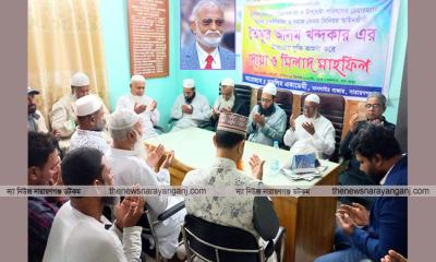 তৈমুরের রোগ মুক্তি কামনায় মুসলিম একাডেমীর দোয়া