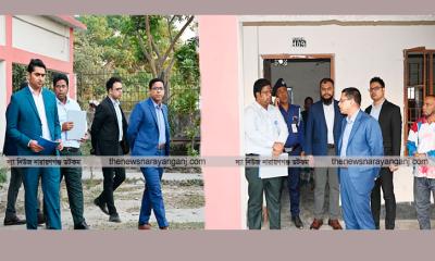আড়াইহাজারের নির্বাচনী কেন্দ্র পরিদর্শন ডিসির, প্রস্তুতিতে সন্তোষ