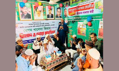 এনায়েতনগরে খালেদা জিয়ার সুস্থ্যতা কামনায় দোয়া