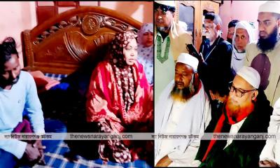 বন্দরে শিশু আলিফার পরিবারের পাশে এমপি প্রার্থী সিরাজুল মামুন