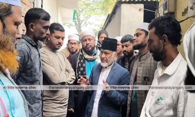 বন্দরে আলিফা হত্যার বিচার দাবিতে মইনুদ্দিন আহমাদের দোয়া