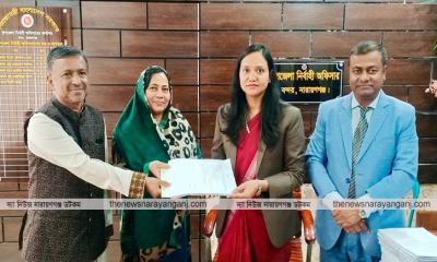 স্বতন্ত্র প্রার্থী মাকসুদ হোসেনের মনোনয়ন জমা