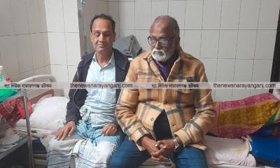 দৃষ্টি প্রতিবন্ধিদের নেতা বুলুর চিকিৎসার খোঁজ খবর নেন তৈমূর