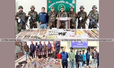 নারায়ণগঞ্জের যৌথবাহিনীর অ্যাকশন শুরু