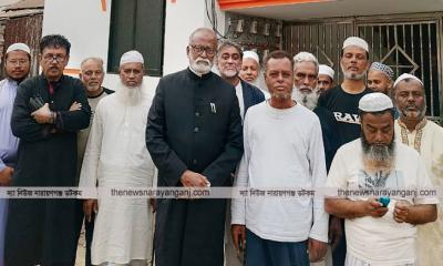 রূপসী খন্দকার বাড়ী বাইতুল আমান জামে মসজিদের পরিদর্শন তৈমূরের