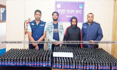 ফেনসিডিলের বিকল্প ‘ফায়ারডেল’ ৬৫০ বোতল সহ গ্রেপ্তার ২