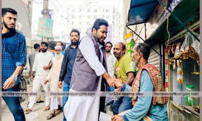 গণসংযোগে ব্যাপক সাড়া, ভোটারদের আস্থায় আল আমিন