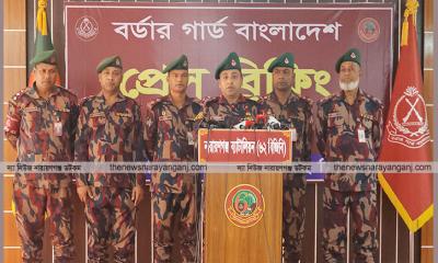 নারায়ণগঞ্জে ১৭ প্লাটুন বিজিবি মোতায়েন