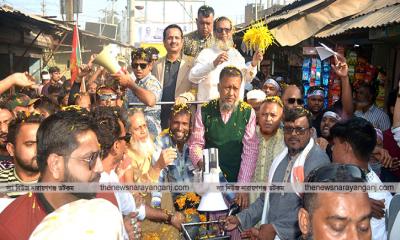 আবুল কালামের প্রচারণায় টিটু : বিএনপিকে ক্ষমতায় আনতে হবে