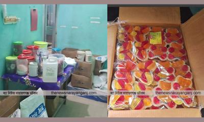 ভেজাল জুস শিশুখাদ্য তৈরীর কারখানায় অভিযান, জরিমানা