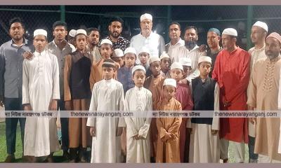 মাদ্রাসা শিক্ষার্থীদের নিয়ে বিএনপি নেতা টুটুলের ইফতার ও দোয়া