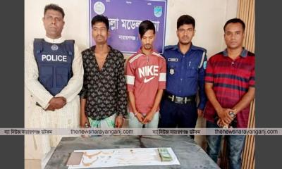 মাসদাইরে ফ্ল্যাটে চুরির ঘটনায় দুইজন গ্রেপ্তার