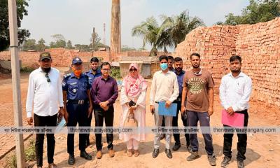 বন্দরে দুই ইটভাটাকে ২ লাখ টাকা জরিমানা