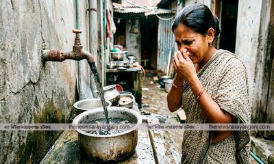 নারায়ণগঞ্জে ওয়াসার পানিতে চরম দুর্গন্ধ