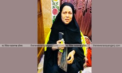 ফতুল্লায় স্বামীকে জবাই করে হত্যার অভিযোগে স্ত্রী গ্রেফতার