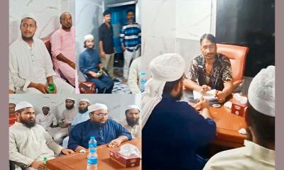 ছাত্র প্রতিনিধিদের সাথে জাকির খানের সাক্ষাৎ