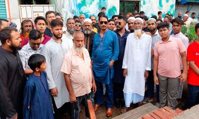 কুবা মসজিদের বর্ধিত অংশের নির্মাণ কাজ উদ্বোধন করলেন জাকির খান