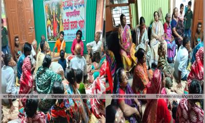 কালিহাতীতে মধুসূদন মোদকের বাড়িতে মাসব্যাপী মনসা পূজা