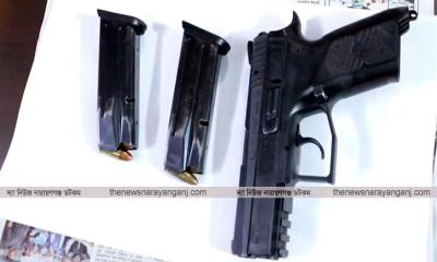 থানা থেকে লুট হওয়ার অস্ত্র,মসজিদের ভেতরে পরিত্যক্ত অবস্থা উদ্ধার