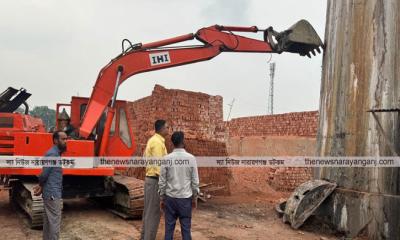 অবৈধ ইটভাটা গুঁড়িয়ে দিয়েছে ভ্রাম্যমান আদালত