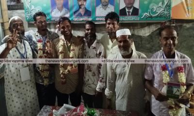 সংবাদপত্র হকার্স সমিতির সভাপতি স্বপন সেক্রেটারি মেহেদী