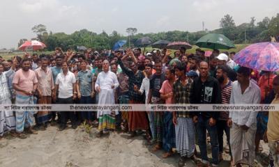 রূপগঞ্জে সালমান এফ রহমানের দখল থেকে সরকারি রাস্তা উদ্ধার