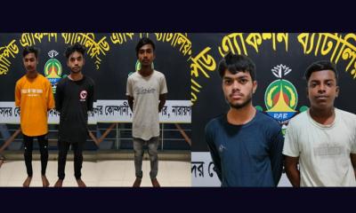 হোসিয়ারি শ্রমিক হত্যা মামলায় কিশোর গ্যাংয়ের আরও ৫জন গ্রেফতার