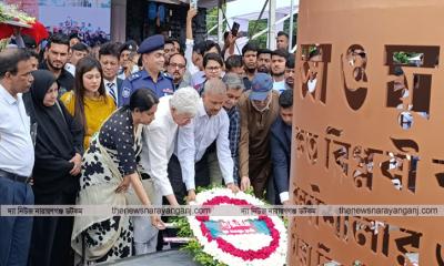 উদ্বোধন হলো দেশের প্রথম ‘জুলাই শহীদ স্মৃতিস্তম্ভ’