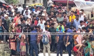 বাবার সাথে গরু বিক্রি করতে এসে লেকে ডুবে কিশোরের মৃত্যু