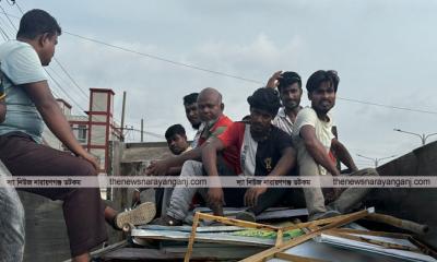 আবারো ব্যানার ফ্যাস্টুন অপসারণ শুরু