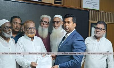জলাবদ্ধতা নিরসনে প্রধান উপদেষ্টা বরাবর গিয়াসের স্মারকলিপি প্রদান