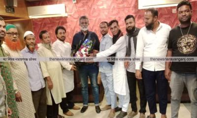 খোরশেদের সাথে মহানগর তাঁতীদল নেতৃবৃন্দের সৌজন্য সাক্ষাত