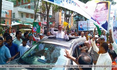 ধানের শীষ হাতে রাজপথেই আবুল কালামের চমক