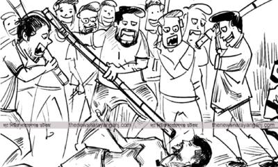 আড়াইহাজারে চাঁদাবাজ আ’লীগ নেতা ও সহযোগীদের বাড়িতে আগুন দিলো জনতা