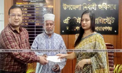 শেহাচরে বিদ্যুৎপৃষ্টে নিহত মা-মেয়ের পরিবারকে আর্থিক অনুদান